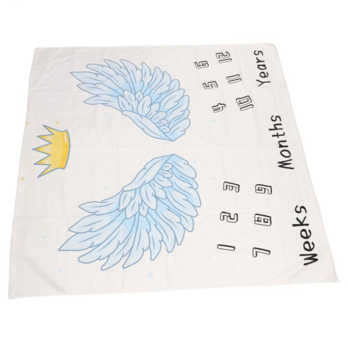Baby Milestone Blanket Soft Comfortable Washable 1