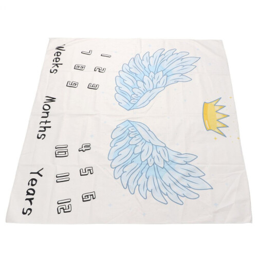 Baby Milestone Blanket Soft Comfortable Washable 2