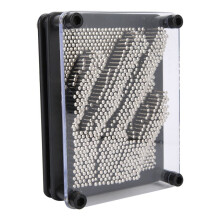 Handgeformte Metallplatte, dreidimensionaler Handabdruck
