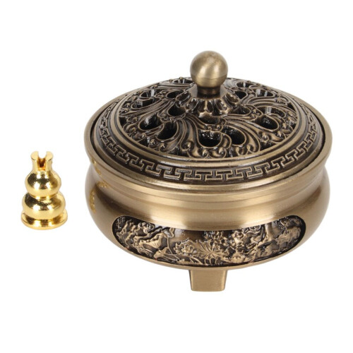 Räuchergefäß mit Deckel, antik, wunderschön