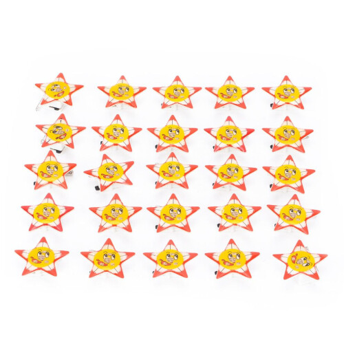 25 broches LED décoratives lumineuses de dessin animé 2