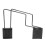 Pince double rail en acier ABS pour violon, archet 1
