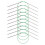 10 Pcs Circular Knitting Needle Portable 40cm 5