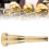 7C Trompetmondstuk, verguld messing 5