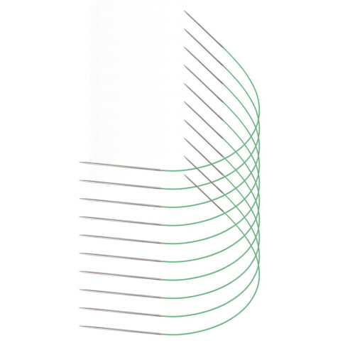 10 Pcs Circular Knitting Needle Portable 40cm 2