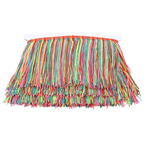 Hilo de nailon con borlas de 5 colores variados