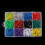 600pcs Multicolor Plastic Thumb Tacks Push Pins 5