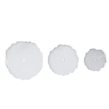 Moldes de bandeja de resina para soporte de pastel de 3 niveles, manualidades DIY