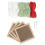 4Pcs Cross Stitch Beginner Kit Floral Pattern 1