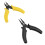 2Pcs Flat Nose Pliers Set Metal Soft Wire Cutters 3