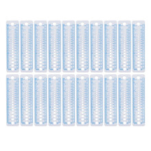 20 stuks breinaaldenmeter linialen van zacht plastic
