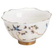 Home Ceramic Kung Fu Set White Porcelain Master Tea Set 130ml Tea Cup