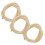 Lot de 3 crins de cheval pour violon, blancs naturels 5