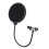 Microfoonpopfilter met dubbele laag nylon gaas 2