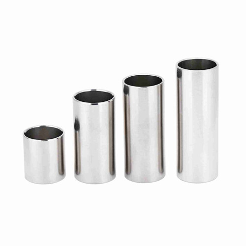 4 st rostfritt stål cylinderrör gitarr slide
