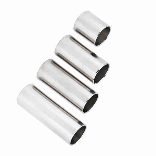 4 st rostfritt stål cylinderrör gitarr slide 2