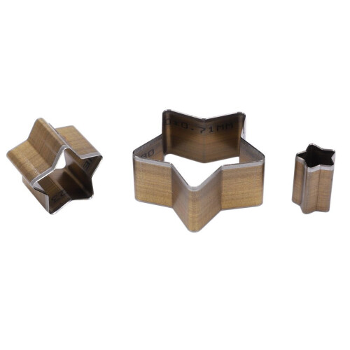 3pcs Pentagram Cutting Mold Thin Incisive High 2