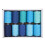 10 Rolls Blue Sewing Thread Set Cool Tone 4