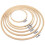 6 st broderiringar cirkel korsstygnsring 1