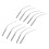 10Pcs Blindstitch Curve Sewing Needle Size 10/70 2