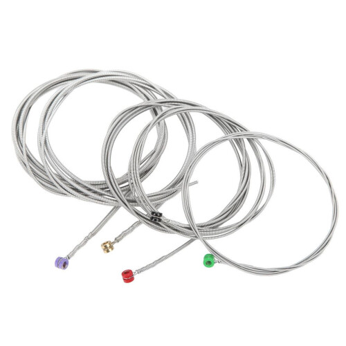 5 cordes de basse colorées à embout boule G D A E B 5 1