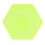 4PCS Set Quilting Hex Template Acrylic 1