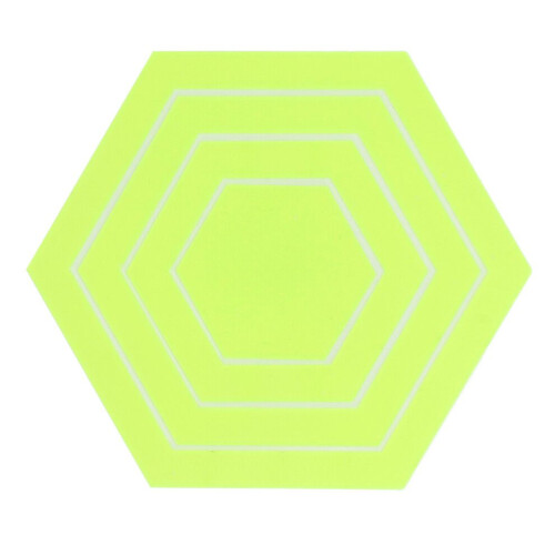 4PCS Set Quilting Hex Template Acrylic
