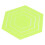4PCS Set Quilting Hex Template Acrylic 3