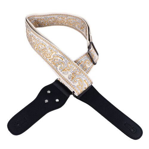 Gitarrrem med broderi, breddad justerbar 1