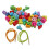51Pcs Alphabet Lacing Beads with Strings Hand Eye 5