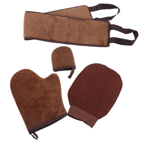 4 Pcs Self Tanner Mitt Tanning Oil Paint