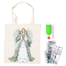 Bolsa de compras con pintura de diamantes DIY y diamantes de imitación