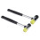 Dubbelzijdige plastic handhamer van rubber, leer 1