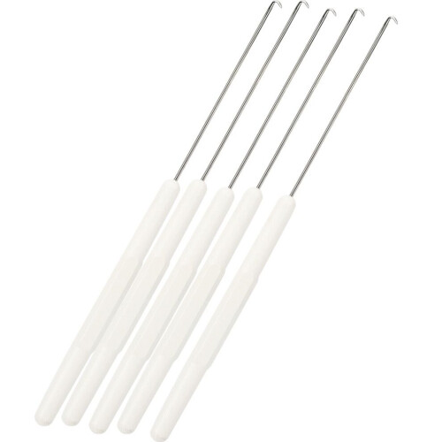 5pcs Knitting Machine Crochet Hooks with Handle 2