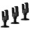 3Pcs Guitar Wall Hooks Plastic Black Universal 5