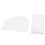 100 Stück weißes Kartonpapier mit Spitzenmuster 5