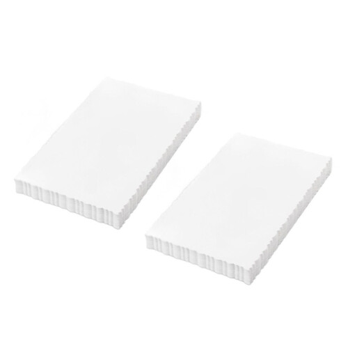 100 Stück weißes Kartonpapier mit Spitzenmuster 1