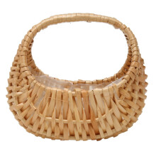 Woven Flower Hand Basket Rattan Woven Handheld