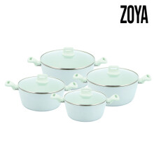 Zoya Stockpot 4pcs Set Non Stick Cooking Pot
