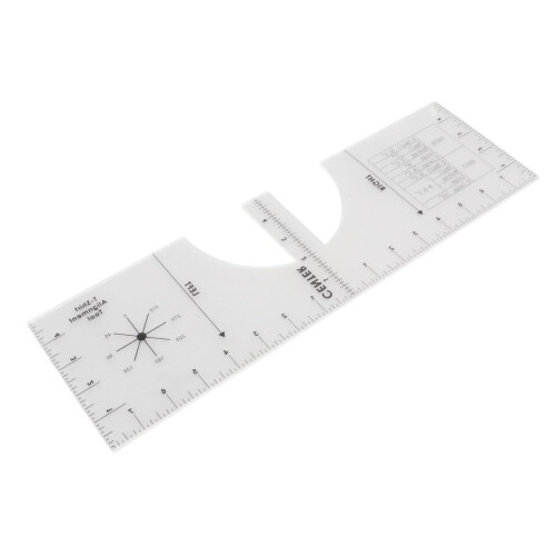T Shirt Ruler Durable PVC Accurate Scale Light 1