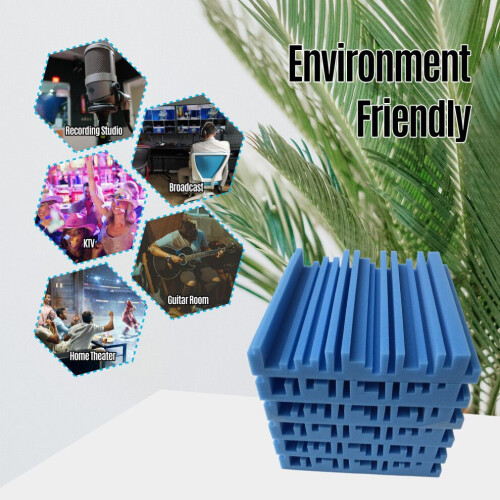 6pcs 10*10*2inch High Density Studio Sound 2