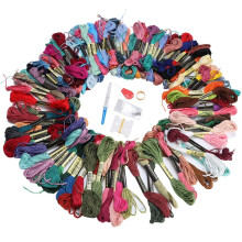 Kit de point de croix, 100 couleurs de fil à broder à faire soi-même
