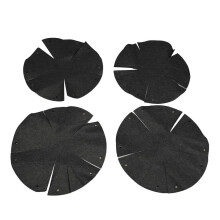 Lot de 4 doublures de rechange en feutre pour paniers de jardinières en tissu