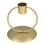 Candelabro Simple Elegante Hierro Dorado Redondo 5