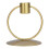 Candelabro Simple Elegante Hierro Dorado Redondo 3