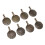 8PCS Yarn Cutter Pendants Metal Round Shape Thread 3