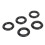 25pcs Bobbin Winder Rubber Tire Ring Flexible 3