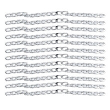 Aluminium-Bordsteinketten, 10 Meter, elegante Ausführung, zum Selbsteinbau