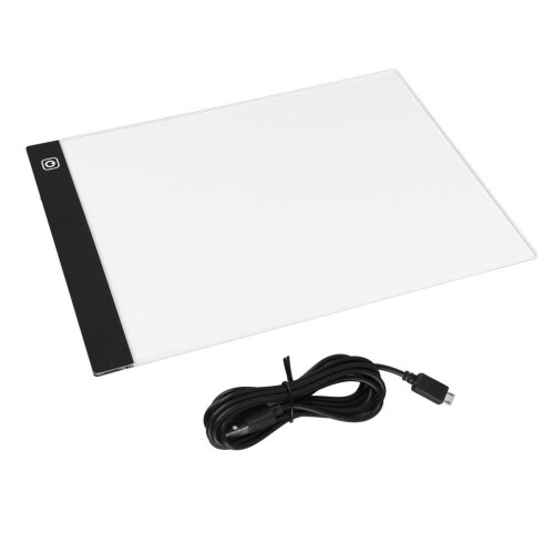 A4 Leuchttisch mit stufenloser Dimmfunktion und USB-Anschluss 1