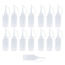 15 stuks 120 ml naaimachineolieflesjes met scherpe tuit, leeg